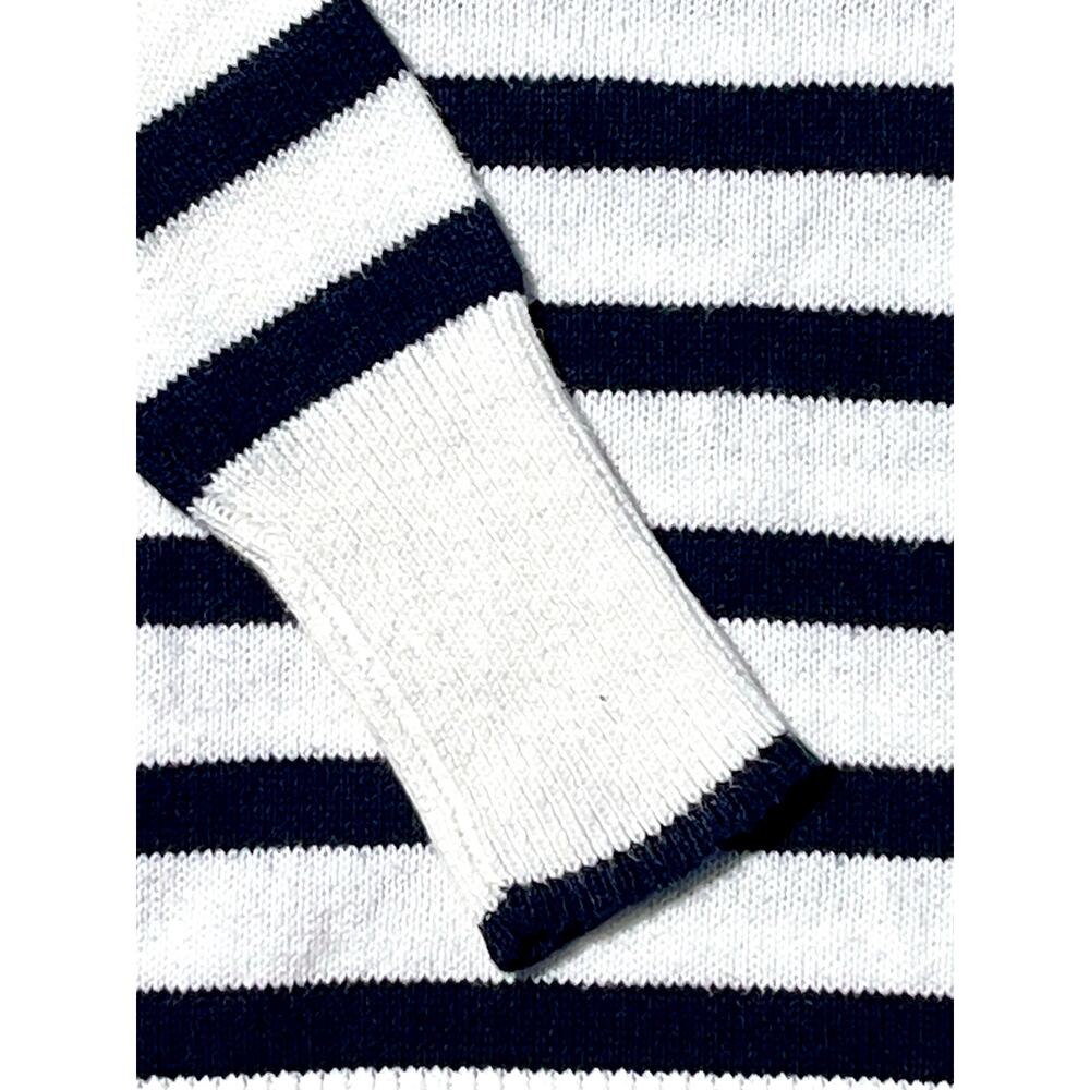 Lilly Pulitzer “Cheers to the Weekend” Navy Stripe Sweater Nautical Sz M - Picture 5 of 6